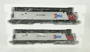 WILLIAMS O-GAUGE,  FP09 AMTRAK FP-45 POWERED 2-MOTORS DIESEL, & DUMMY #351, 358 - Picture 1 of 13
