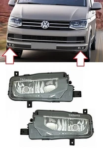 SET / PAAR NEBELSCHEINWERFER LAMPEN passend für VW T6 2015- TRANSPORTER MULTIVAN CARAVELLE - Bild 1 von 14