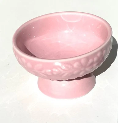 Daiso Japan Embossed Ceramic Dessert Bowl Cup High Leg Base - Image 1 of 2