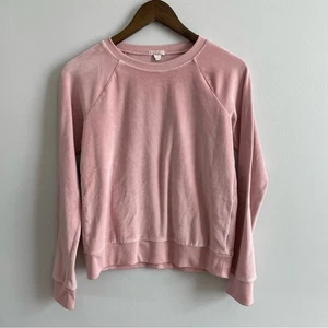 Crewcuts | Niñas Terciopelo Polvoriento Rosa Malva Terciopelo Pullover Suéter Sudadera Top - Imagen 1 de 6