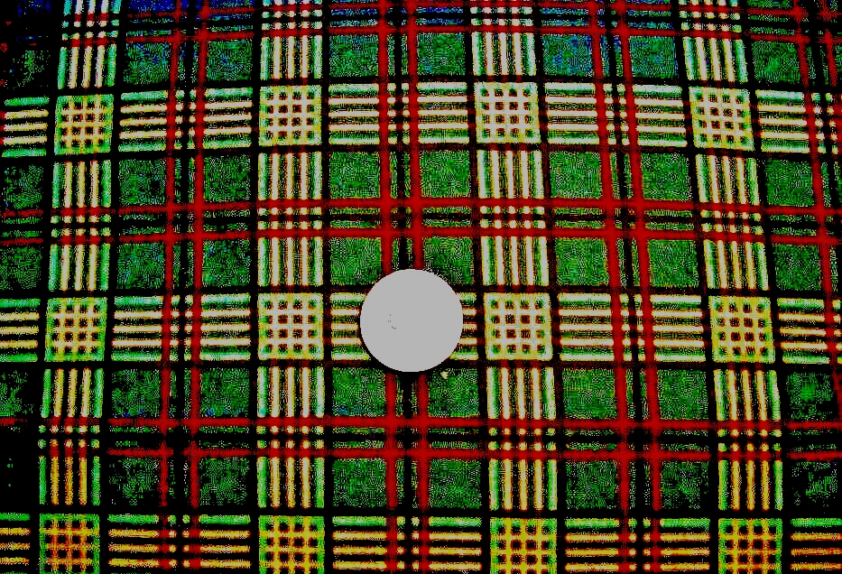 MODA FLANNELS#6654 14F "FALL IMPRESSIONS FLANNEL" GREEN PLAID BY THE YARD - Image 1 of 1