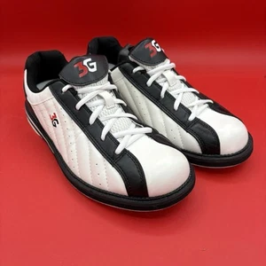 3G Kicks SK Universal Bowling Shoes Black/White Unisex M7/W9 - Picture 1 of 8