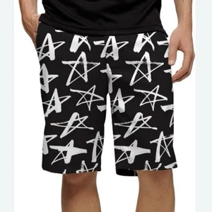 Loudmouth Golf Chino Shorts Mens 32 Heritage Shooting Stars Performance Stretch - Picture 1 of 14