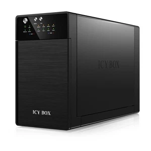 ICY BOX IB-RD3620SU3 2fach RAID System Gehäuse für 3,5" SATA HDD > USB 3.0 eSATA - Bild 1 von 5