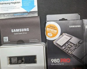 Samsung 980 PRO SSD 2TB PCIe NVMe Gen 4 M.2 Internal Solid State Drive - Afbeelding 1 van 9