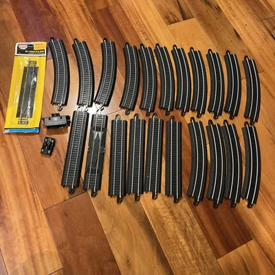 Lote de pistas Bachmann EZ Snap escala HO - 21 piezas diseño de tipos mixtos Foto 1 de 4