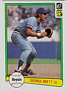 1982 DONRUSS #34 GEORGE BRETT Kansas City Royals Baseball Card