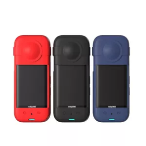 Funda protectora de silicona + cubierta de lente antiarañazos para Insta360 One X3 - Imagen 1 de 11