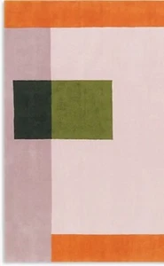 Alfombra de lana acolchada a mano de diseño moderno alfombra de área moderna alfombra de área hecha a mano - Imagen 1 de 3