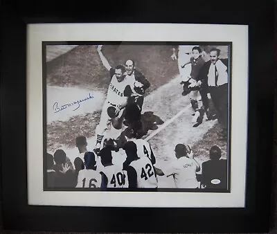 BILL MAZEROSKI Autographed 16x20 Photo Framed JSA WPP PITTSBURGH PIRATES HOF - Image 1 of 4