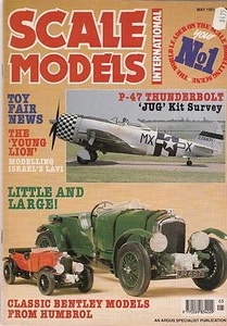 Scale Models Int May 1991 - P-47 Thunderbolt - Israeli Lavi - 1930 Bentley - Imagen 1 de 1