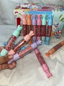 Juego de 6 piezas de dulces con brillo labial, niñas, maquillaje, gatito - Imagen 1 de 2