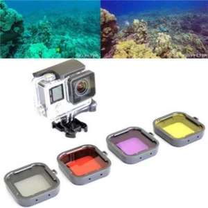Unterwasser dimmbares Tauch-UV-Filter-Objektiv-Abdeckungs-Kit für GoPro Hero4 3+ - Bild 1 von 11