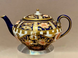 RARO Royal Crown Derby Juguete TETERA Patrón en Miniatura 6299 Estampilla de Fecha 1915 - Imagen 1 de 5