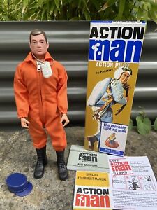 Vintage Action Man 40th Anniversary 2006 Pilot Soldier Orange 