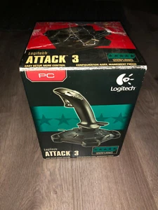Logitech Attack 3 Gaming Flight Joystick - Picture 1 of 4