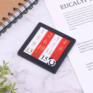 1-15 Number Slide Puzzle Brain Puzzle Games Exercise The Brain Educational Toy - Imagen 1 de 12