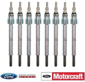 2004-2007 6.0L Powerstroke Glow Plugs Set 8 OEM Motorcraft ZD-32 / 4C3Z-12A342-A - Picture 1 of 20