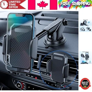 Support Téléphone Voiture 3 en 1 - Support Aspiration & Ventilation pour Utilisation Universelle Smartphone - Photo 1 sur 9