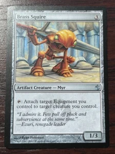 1x BRASS SQUIRE - Mirrodin - MTG - Magic the Gathering - Bild 1 von 1