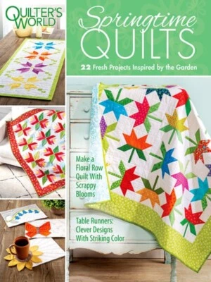 Quilting Pattern Magazine SPRINGTIME QUILTS ~ Quilter's World May 2019 - Image 1 of 4