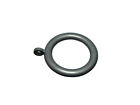 PACKET OF 48 /// Grey Plastic Curtain Rod Pole Rings 37Mm Id 50Mm Od