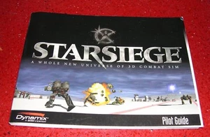 STARSIEGE: TODO UN NUEVO UNIVERSO DE SIMULACIÓN DE COMBATE 3D GUÍA DEL USUARIO 1999 - Imagen 1 de 1
