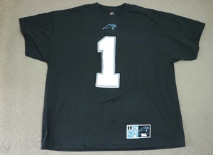 Cam Newton Shirt Men's Size 2XL 1 NFL Football Black Carolina Panthers - Picture 1 of 13
