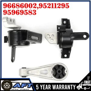 3x Engine Motor Trans Mount Set For Chevrolet Spark 2011-2015 1.2L Manual Trans. - Picture 1 of 12