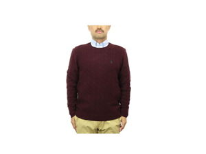 Polo Ralph Lauren Men's Wool, Cashmere blend Cable Crewneck Sweater - 5 colors