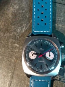 Mardon Chronograph NOS 1971 Stahl Valjoux 733 ungetragen Sonnenschliff - Bild 1 von 7