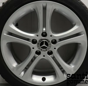 4 Jantes en Alliage 7,5 X 17 " MERCEDES A Cla B Original Usés A2464010100 - Photo 1 sur 3