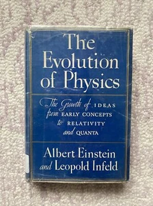 THE EVOLUTION OF PHYSICS - Albert Einstein & Leopold Infeld DJ 1938 - 4th print - Picture 1 of 7