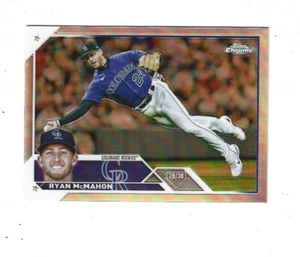 2023 Topps Chrome Refractors #70 Ryan McMahon Colorado Rockies - Imagen 1 de 1