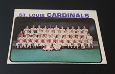 Vintage 1973 Topps Baseball #219 St. Louis Cardinals Team Card  NM Condition 