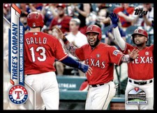 2020 Topps Series 2 #365 Three's Company CL    Texas Rangers