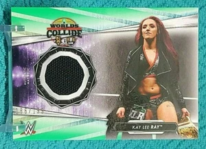 2021 Topps WWE Kay Lee Ray NXT WORLDS COLLIDE 186/199 Event-Used Relic - Picture 1 of 3