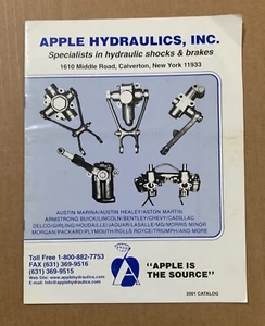 Apple Hydraulik, Inc. Spezialisten für hydraulische Stoßdämpfer & Bremsen Katalog 2001 - Bild 1 von 2