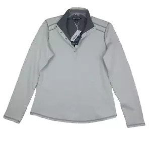 Cutter & Buck Evergreen Reversible Snap Placket Pullover Synchrony Logo Womens M - Picture 1 of 15