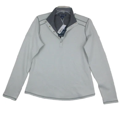 Pullover Cutter & Buck Evergreen reversible con tapeta a presión logotipo sincronizado para mujer M Foto 1 de 4