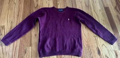 Kids Polo Golf by Ralph Lauren Sweater , size Large youth - Burgundy - Image 1 of 4