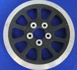 Genuine Harley M8 Softail Deluxe Slim FXST Black 66T 1" Belt Drive Pulley 07-25 - Picture 1 of 11