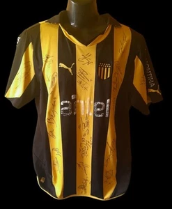 Trikot Peñarol 2011 handsigniert von Federico Valverde und mehr - Bild 1 von 16