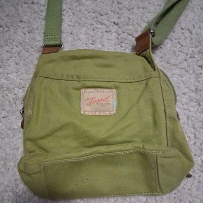 lime green Fossil crossbody purse - Image 1 of 3