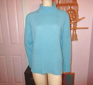 Talbots Kaschmir Pullover Gr. MP Zopfmuster 2-fädig Rollkragenpullover Karriere NEU - Bild 1 von 11