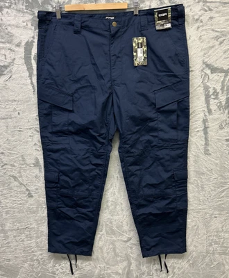 CQR Pants Mens Extra Large Blue Tactical Ripstop Cargo Utility Gorpcore Workwear - Image 1 of 4