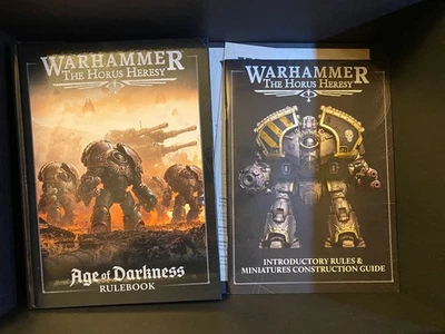 Saturnine Age of Darkness Rulebook & extras NEW Warhammer Horus Heresy 30k [AC54 - Image 1 of 4