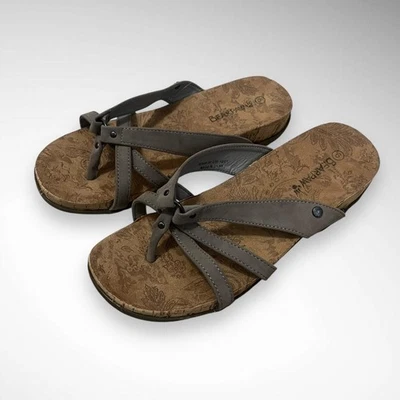 BEARPAW Women's Fawn Slip On Sandals In the Color Mushroom Size 9 | NWT - Image 1 of 4