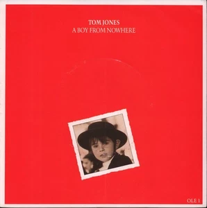 Tom Jones A Boy From Nowhere 7" vinyl UK Epic 1987 - pic sleeve has light - Picture 1 of 3