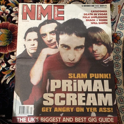 NME 13 November 1999 Primal Scream, Wu Tang Clan, Folk Implosion, Depth Charge - Image 1 of 4